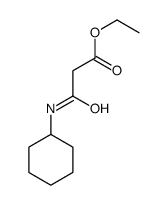 ethyl 3-(cyclohexylamino)-3-oxopropanoate结构式