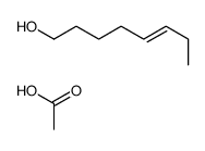 acetic acid,oct-5-en-1-ol结构式