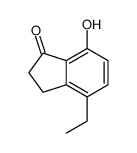 4-ethyl-7-hydroxy-2,3-dihydroinden-1-one结构式