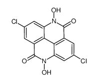 2,7-dichloro-4,9-dihydroxy-4,9-dihydropyrido[2,3,4,5-lmn]phenanthridine-5,10-dione Structure