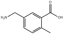5-Aminomethyl-2-methyl-benzoic acid Structure