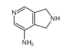 1H-吡咯并[3,4-c]吡啶-7-胺, 2,3-二氢- (9CI)结构式