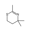 2,4,4-trimethyl-5,6-dihydro-1,3-thiazine结构式