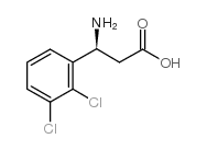 (S)-3-氨基-3-(2,3-二氯苯基)-丙酸结构式