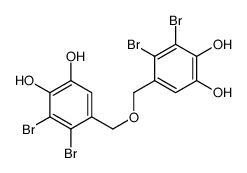 3,4-dibromo-5-[(2,3-dibromo-4,5-dihydroxyphenyl)methoxymethyl]benzene-1,2-diol Structure