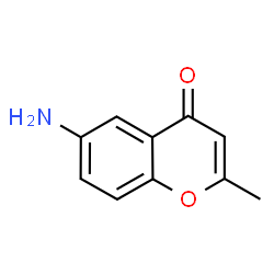 6-氨基-2-甲基-4H-苯并吡喃-4-酮结构式