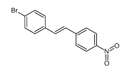 1-[2-(4-bromophenyl)ethenyl]-4-nitrobenzene结构式