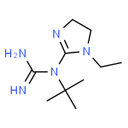 Guanidine, N-(1,1-dimethylethyl)-N-(1-ethyl-4,5-dihydro-1H-imidazol-2-yl)- (9CI) Structure