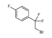 1-(2-bromo-1,1-difluoroethyl)-4-fluorobenzene structure