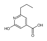 2-oxo-6-propyl-1H-pyridine-4-carboxylic acid结构式