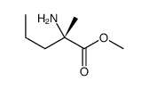 Norvaline,2-methyl-,methylester(9CI) structure