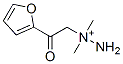 Hydrazinium, 1-[2-(2-furanyl)-2-oxoethyl]-1,1-dimethyl- (9CI) Structure