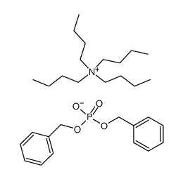 tetra-n-butylammonium dibenzyl phosphate Structure
