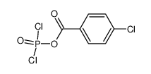 4-Chlorbenzoesaeure-dichlorophosphorsaeure-anhydrid Structure