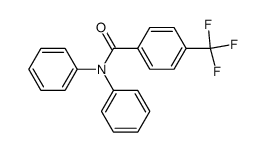 N,N-diphenyl-4-(trifluoromethyl)benzamide Structure