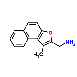 Naphtho[2,1-b]furan-2-methanamine, 1-methyl- (9CI) structure
