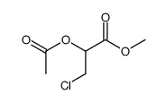 methyl 2-acetoxy-3-chloropropionate Structure