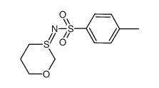 4-Methyl-N-[3λ4-[1,3]oxathian-(3Z)-ylidene]-benzenesulfonamide Structure