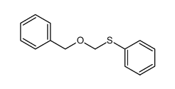 [[(Phenylmethoxy)methyl]thio]benzene结构式