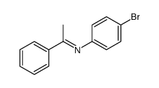 N-(4-bromophenyl)-1-phenylethanimine Structure