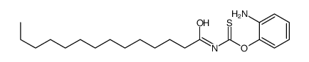 O-(2-aminophenyl) N-tetradecanoylcarbamothioate Structure