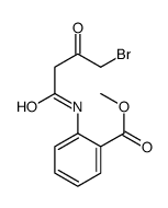 methyl 2-[(4-bromo-3-oxobutanoyl)amino]benzoate Structure