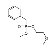 [methoxy(2-methoxyethoxy)phosphoryl]methylbenzene Structure