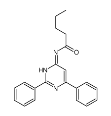 N-(2,6-diphenylpyrimidin-4-yl)pentanamide结构式