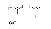 fluoro-bis(trifluoromethyl)gallane结构式