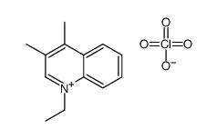 1-ethyl-3,4-dimethylquinolin-1-ium,perchlorate Structure