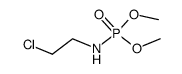 O,O-dimethyl N-(β-chloroethyl)phosphoramidate Structure