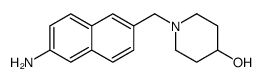 1-[(6-aminonaphthalen-2-yl)methyl]piperidin-4-ol Structure