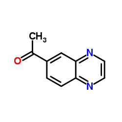 1-(喹喔啉-6-基)乙酮结构式