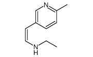 (E)-N-ethyl-2-(6-methyl-3-pyridyl)vinylamine结构式