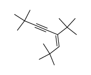 trans-4-tert-Butyl-2,2,7,7-tetramethyl-3-octen-5-in Structure