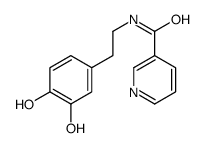 N-[2-(3,4-dihydroxyphenyl)ethyl]pyridine-3-carboxamide Structure