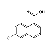 6-羟基-N-甲基-1-萘羧酰胺结构式