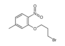 2-(3-bromopropoxy)-4-methyl-1-nitrobenzene Structure