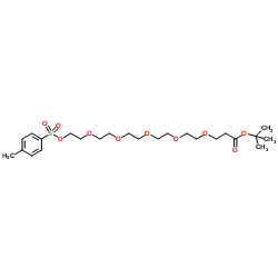 Tos-PEG5-C2-Boc结构式