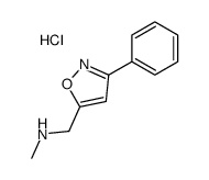 N-Methyl-3-phenyl-5-isoxazolemethanamine hydrochloride Structure