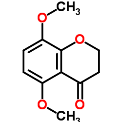 5,8-Dimethoxy-2,3-dihydro-4H-chromen-4-one结构式