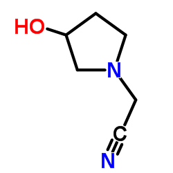 (3-Hydroxy-1-pyrrolidinyl)acetonitrile structure