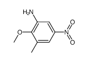 2-methoxy-3-methyl-5-nitro-aniline结构式