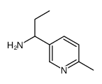 3-Pyridinemethanamine,-alpha--ethyl-6-methyl- Structure