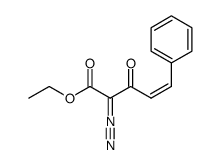 ethyl (4Z)-2-diazo-3-oxo-5-phenylpent-4-enoate Structure