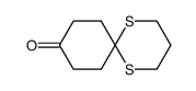 9-oxo-1,5-dithiaspiro(5.5)undecane Structure