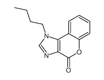 1-butylchromeno[3,4-d]imidazol-4-one Structure