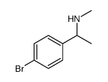 Benzenemethanamine, 4-bromo-N,α-dimethyl Structure