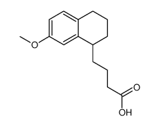 4-(7-methoxy-1,2,3,4-tetrahydro-[1]naphthyl)-butyric acid结构式