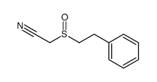 cyanomethyl 2-phenylethyl sulfoxide结构式